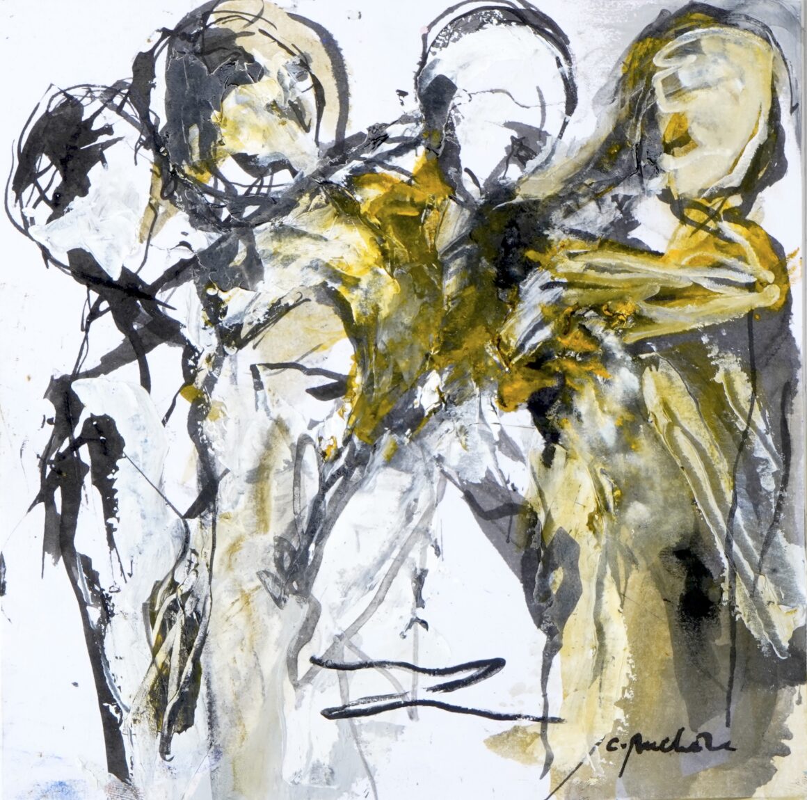 Quatre personnages Catherine Duchêne