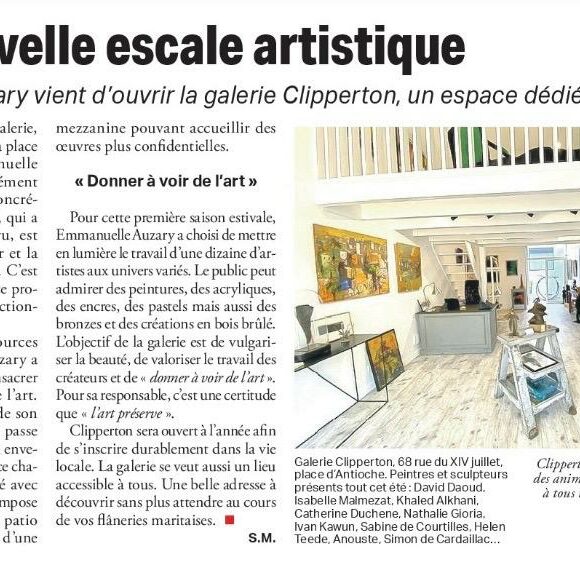 La Galerie CLIPPERTON se fait connaître !